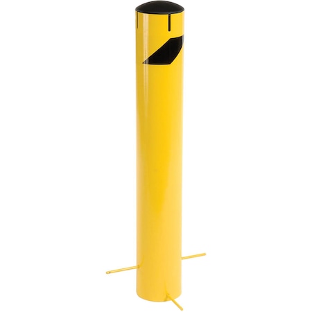 Global Industrial Steel Bollard For Underground Installation, 36 x 5-1/2 652899G